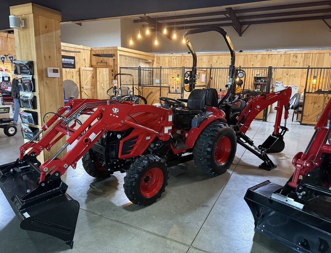 TYM Tractors | Buy TYM T25 W/ Backhoe Online